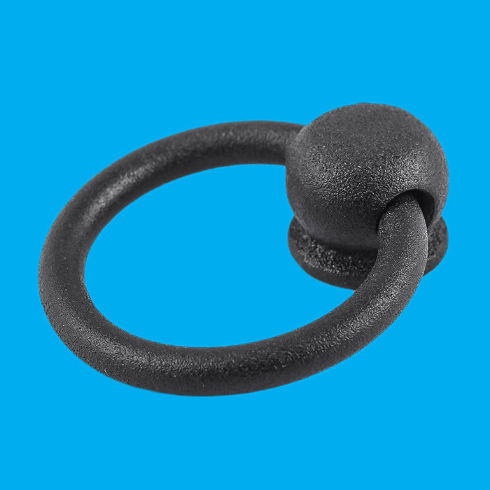 The Renovators Supply Inc. Ring Pulls Mission Black Wrought